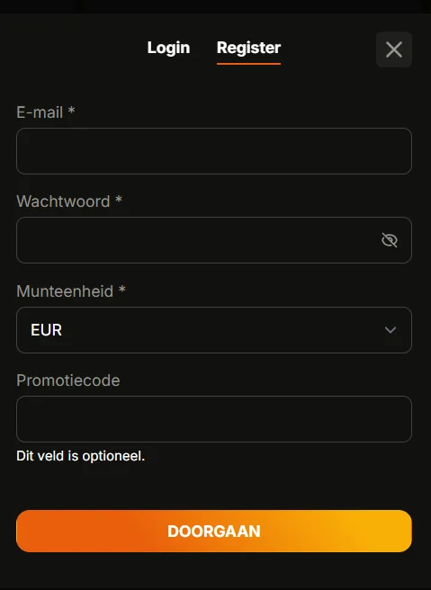 ZuluSpins casino regiseren